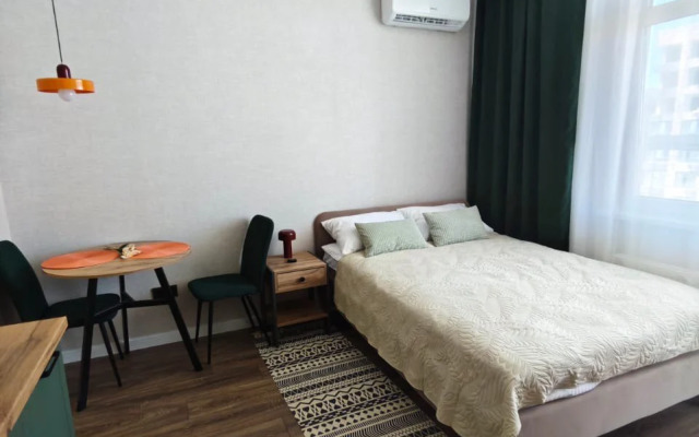 Квартира уютная студия в ЖК Яблоневый