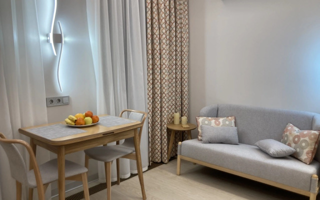 Okhta Park Lyuks Rezort s saunoy i kaminom Apartments