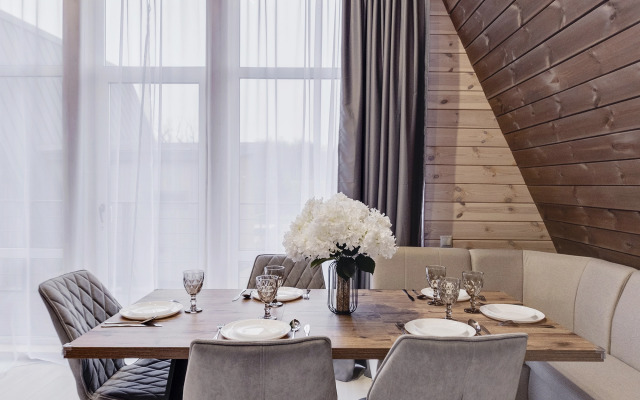 Частный дом С баней и террасой