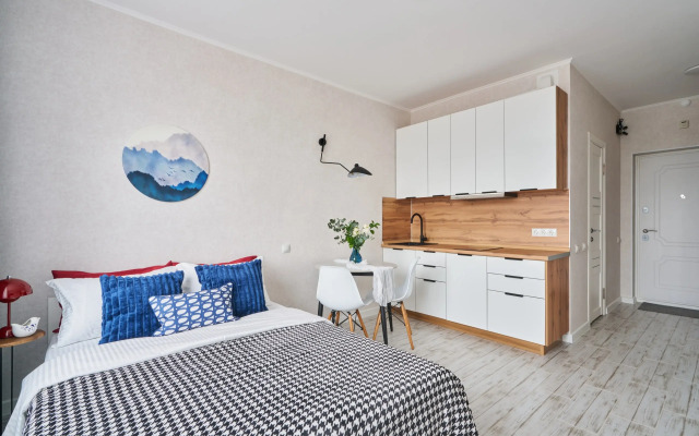 Uyutnaya studiya u metro Rasskazovka Apartments