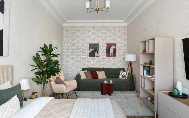 Квартира GM Apartments Легендарная Двушка на Тверской у Садово-Триумфального Сквера