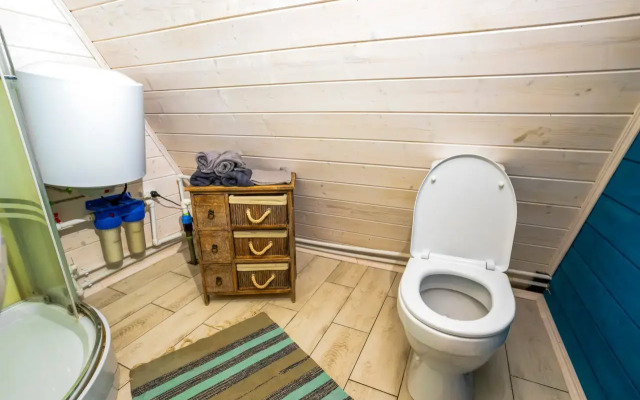 Частный дом в лесу у реки Пра