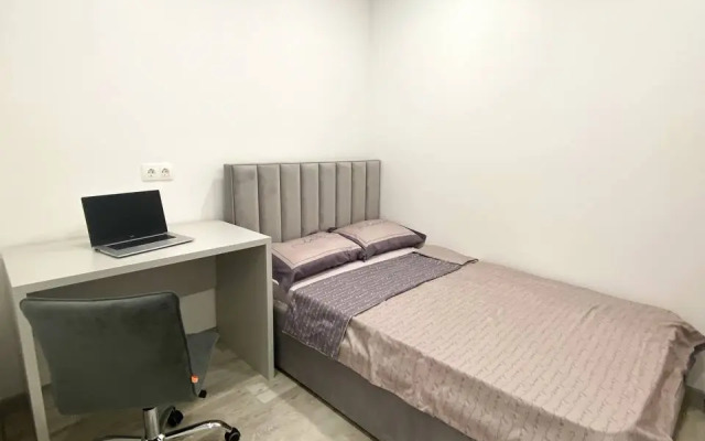 Апартаменты с двумя кроватями, балконом и ванной, 17 этаж