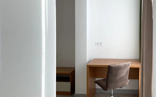 Апартаменты с кроватью 180 см, ванной и панорамными окнами, 17 этаж