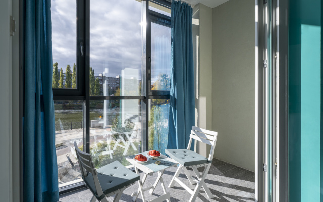 Двухместные апартаменты Luxury с балконом и с красивым видом из окна — фото 1