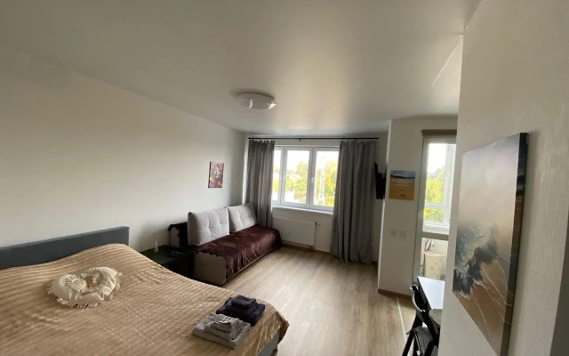 Квартира у Петровны, Студия с кофемашиной