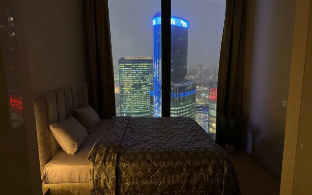 Апартаменты Sky City Moscow Роскошный апартамент с видом на башни на 61 этаже!