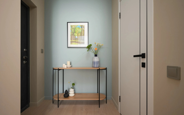 Квартира с бирюзовым настроением