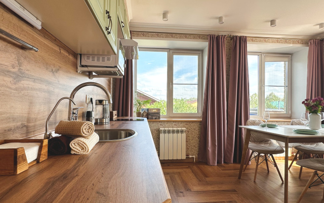 Апартаменты Пента с кухней и бесплатной парковкой