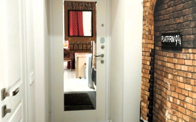 Studiya Garry Potter s divanom na rizhskoy Apartment