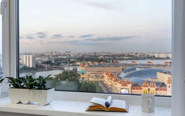 Апартаменты Family Lux с панорамным видом на Остров Мечты и на город