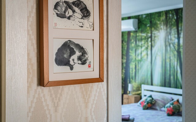 Апартаменты на пешеходной улице с 2-мя спальнями