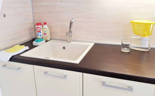 1-комн. апартаменты в ЖК "Новин" с большой кроватью