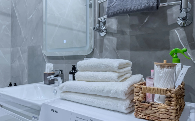 Квартира евро Green FOX для 4-х гостей в ЖК Бруклин