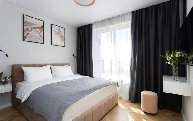 Трехкомнатные Апартаменты Pro.Аpartment Тихая Гавань Светлогорск