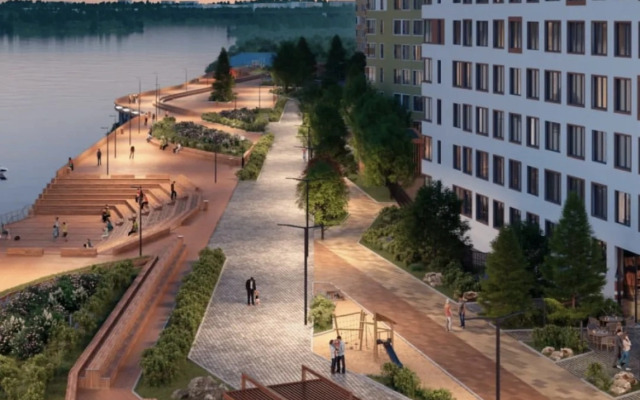 Na Naberezhnoy Ryadom S Termami Greenlife Flat