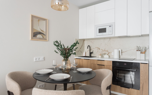 Апартаменты Hygge Karelia Евродвушка у Набережной Marble Luxe