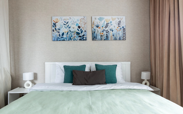 Апартаменты Семейные с Балконом у парка Moderna Viva