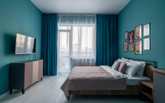 Квартира Яркая студия на Пулковском шоссе