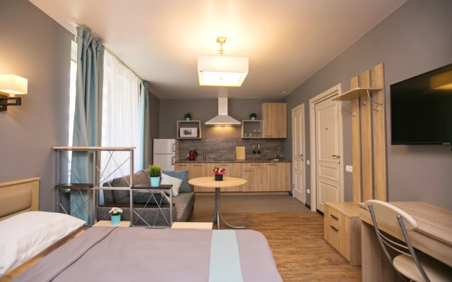 Квартира New Horizon Ovechkin Apartments Aquamarine  рядом с Московским вокзалом