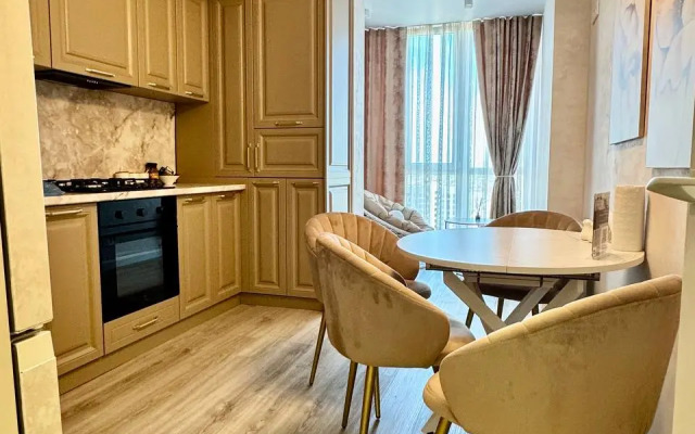 Buravtseva s Shikarnym vidom Flat