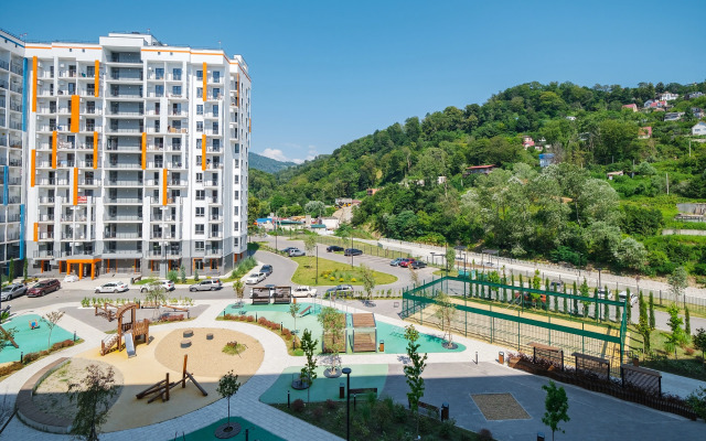 Uyutnaya i novaya studiya v Kudepste Apartments
