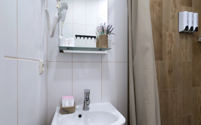 Квартира студия в голубых тонах