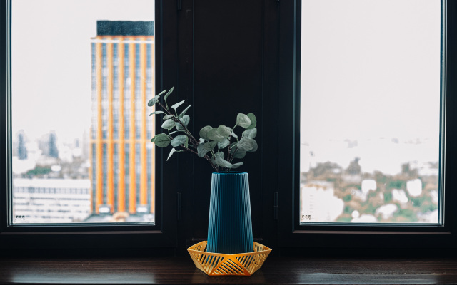 Апартаменты Lalapart Tropikana с ярким ремонтом на 30 этаже небоскреба Савеловский Сити