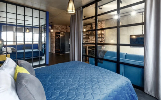 Апартаменты Дом у Дона Студия Лофт на 19 этаже с видом на ДОН