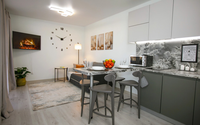 Квартира Романтичная евродвушка с панорамными окнами для незабываемого отдыха