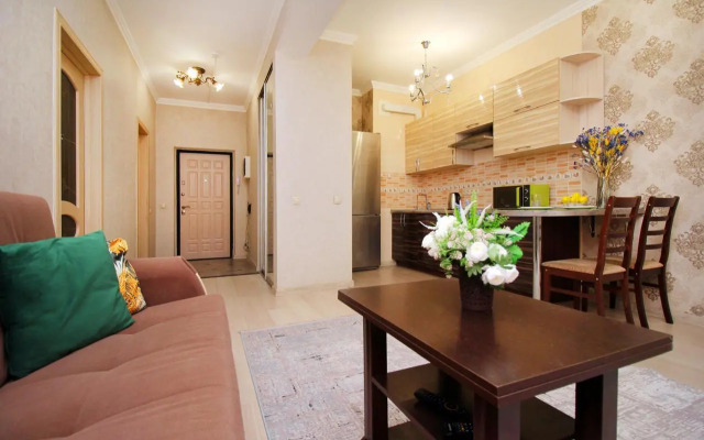 Апартаменты Уютная двухкомнатная квартира в ЖК Шахристан (130)