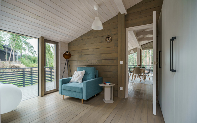 Частный дом пространства три тома у Финского залива