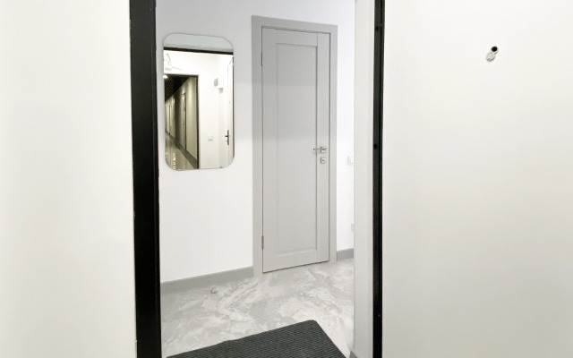 Апартаменты-студия 30 кв.м. с кроватью и балконом, 6 этаж