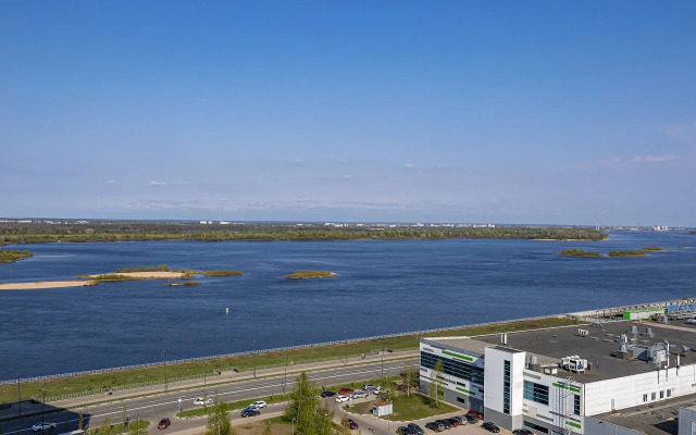 Апартаменты с видом на Волгу на Волжской наб.26 м.Стрелка. Сова-Дом