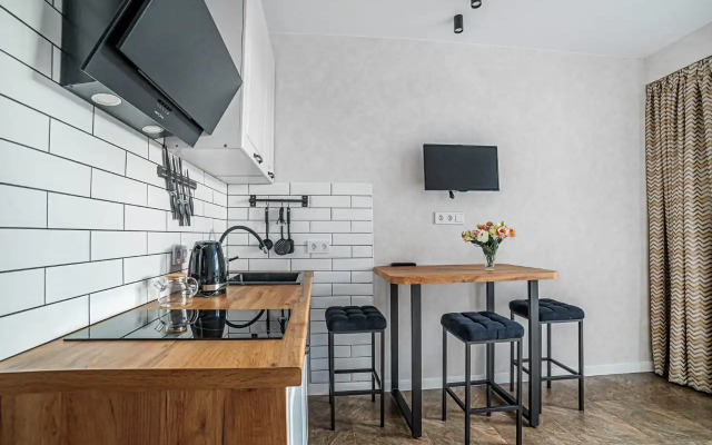 Studiya 24 s vidom na gory Flat