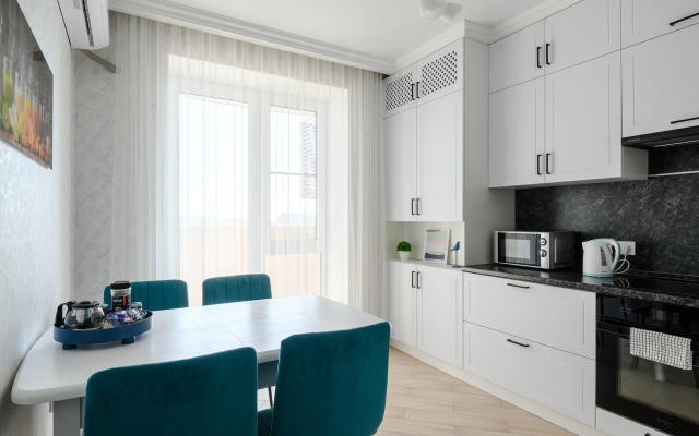 Green FOX s sovremennym remontom v ZhK Lotos Park Flat