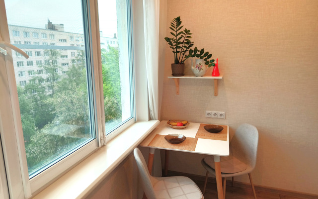 Uyutnaya S Vidom Na Zelyony Dvor Flat
