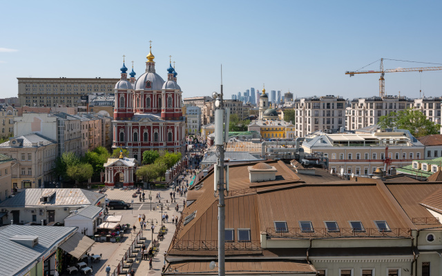 Квартира GM Apartments с Панорамным Видом Кремль Сити Останкино