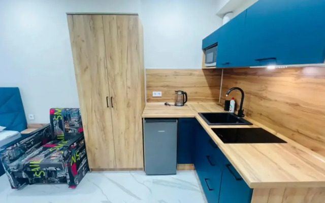 Апартаменты Трёхместная Студия в апарт комплексе с бассейном