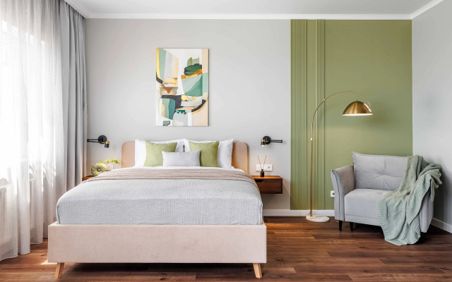 Апартаменты Оливковая студия с видом на море