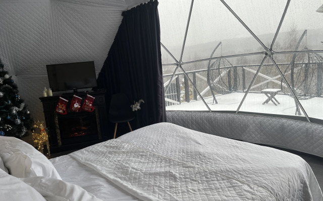 Глэмпинг Глэмпгеокупол "Домик на Оке" Таруса