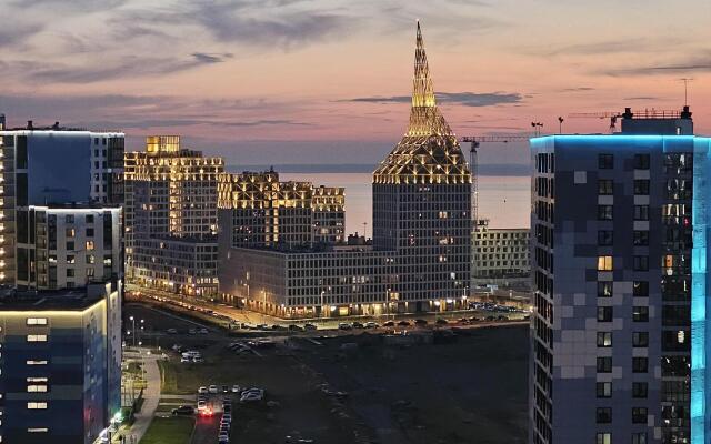 Квартира с Видом на Лахту и Залив