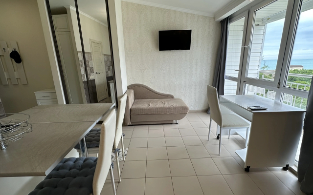 Квартира Студия с Балконом и Видом на Море