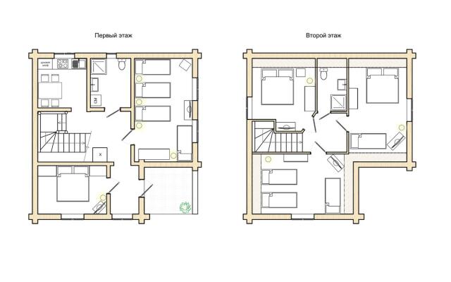 Pod Klych na Kompanyu do 14 chelovek Guest House