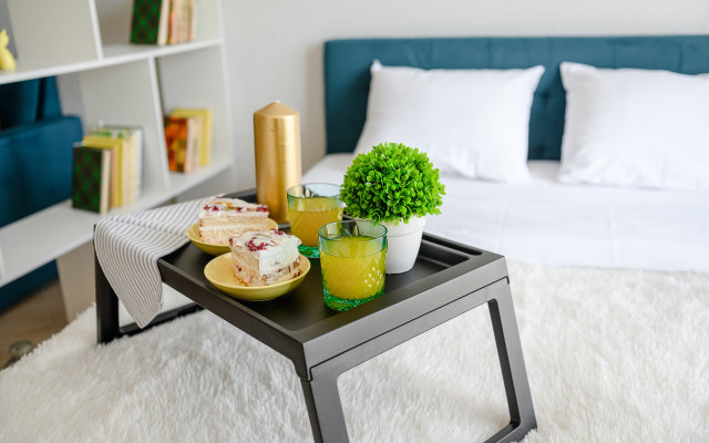 Green FOX s sovremennym remontom v ZhK Lotos Park Flat