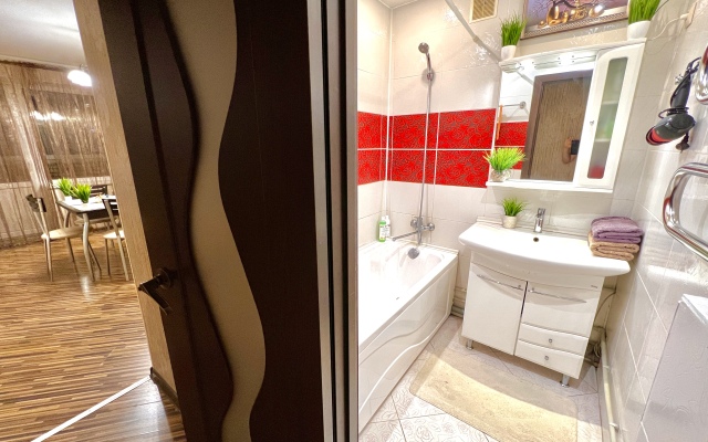 Апартаменты двухкомнатные на Карбышева 61Б (рядом с ТЦ Космопорт)