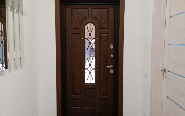 House with a font