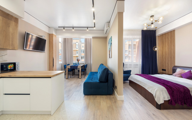 S vidom na reku Flat