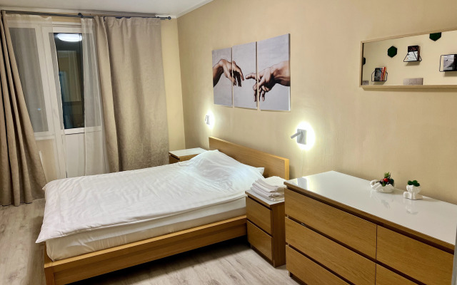 Spacious Euro2k on the 12th floor with a view of the Gulf of Finland