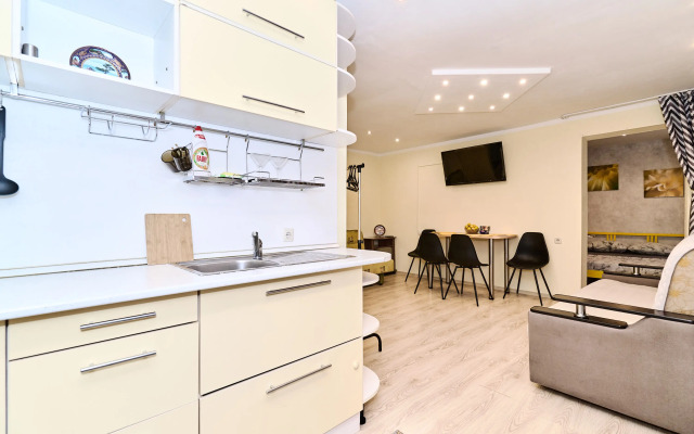 Квартира светлая Евродвушка с тремя отдельными спальными местами